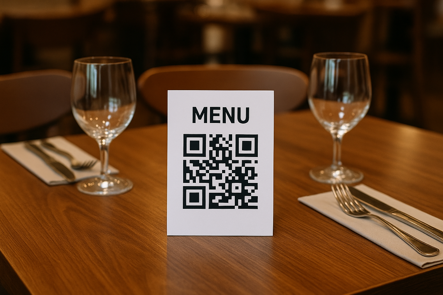 Restaurant QR Code Menu Example